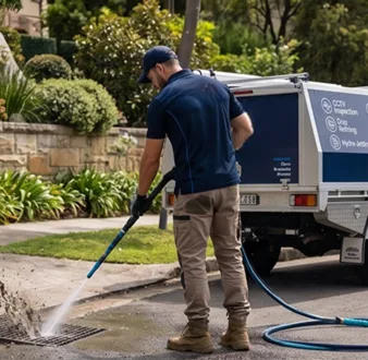 Treating a smelly drain at a Abbotsford home